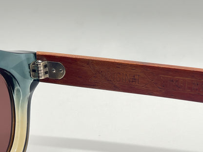 Original Timber Co. San Francisco-Model: B-16000
Y2K Deadstock-Genuine Wood Temples-45mm