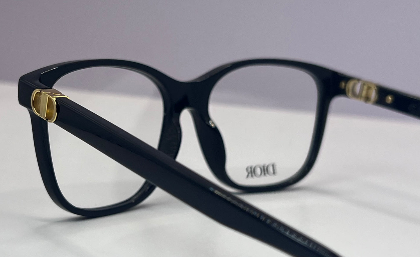 Y2K - BRAND NEW DIOR  30 Montaigne MiniO 1000-BLACK-Unisex-Eyeglasses 54-16-135