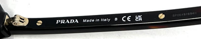 Prada SPR B15 17N-70R Tortoise Sunglasses Unworn Full Kit Made Italy