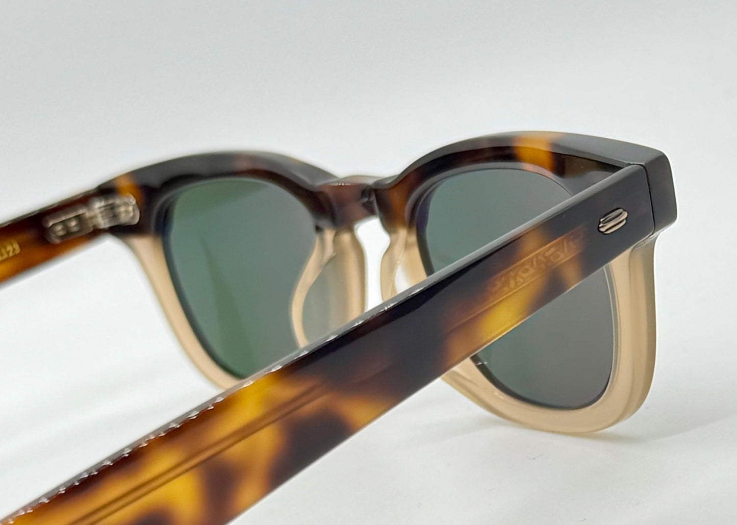 Garrett Leight LO-B Cap Sunglasses 46-23/Premium Glass-Tortoise-New/Unworn-Full Kit