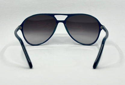 Anglo American Sir Winston 611 Blue Aviator Sunglasses Deadstock Unworn