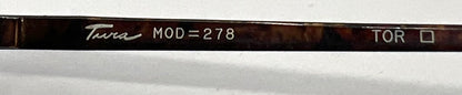 Tura MOD 278 Vintage Bronze Metal Sunglasses w/New Gradient Custom Lenses