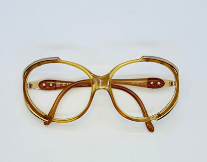 Christian Dior 2189 10 Amber Gold Vintage Deadstock Frame – Customizable or RX