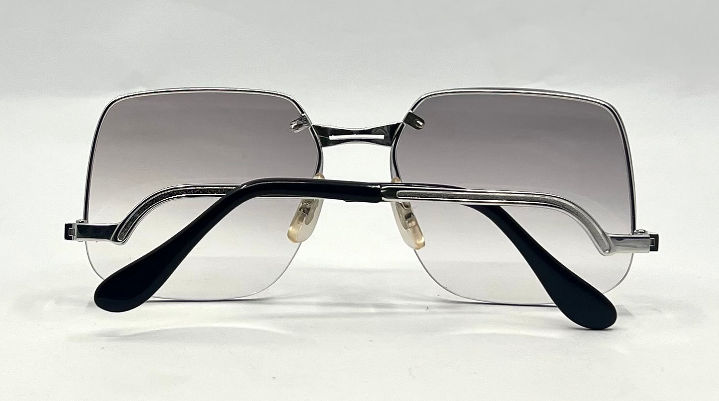 Shana 957 Caprice-Rimless Square Gradient Vintage Sunglasses-130mm