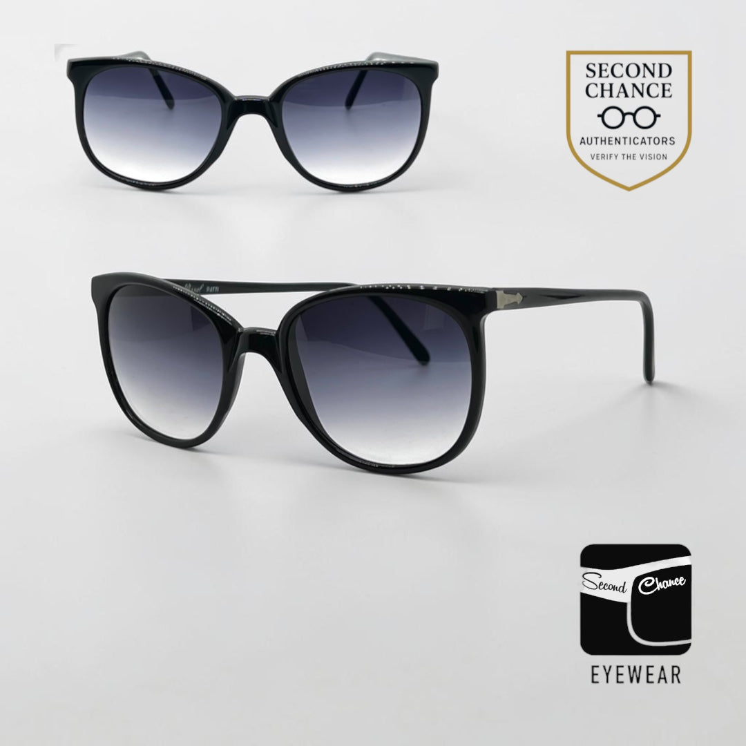 Persol Ratti 09181 Black Sunglasses- w/ New Custom Gradient lensss