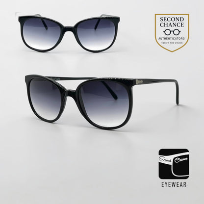 Persol Ratti 09181 Black Sunglasses- w/ New Custom Gradient lensss