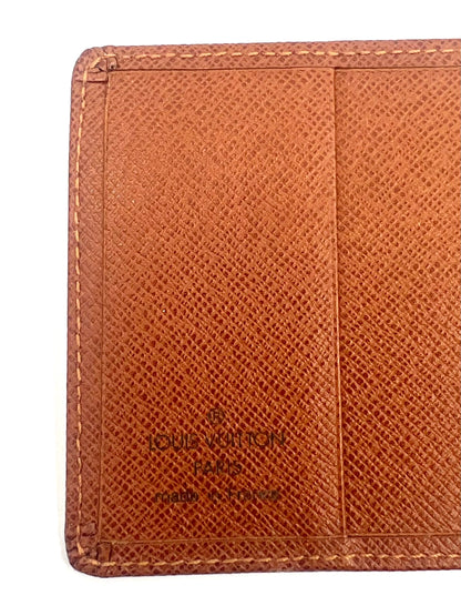 Louis Vuitton VINTAGE Leather Passport Holder Made in France 1970s 1980s