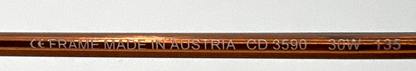 Christian Dior CD3590 Y2K Oval Sunglasses-New Solid Tint Custom Lenses-Unworn