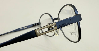 GUCCI GG1636 6XG-Blue Oval Optical Frames VINTAGE-Unworn-50mm