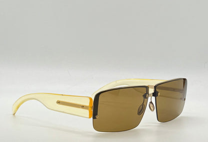 Prada SPR58B Rimless Vintage Shield Sunglasses Deadstock/Unworn-Italy