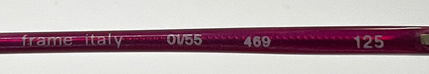 Euroline Exclusive OV55 Vintage Italian Sunglasses-New Pink Gradient Custom Lenses