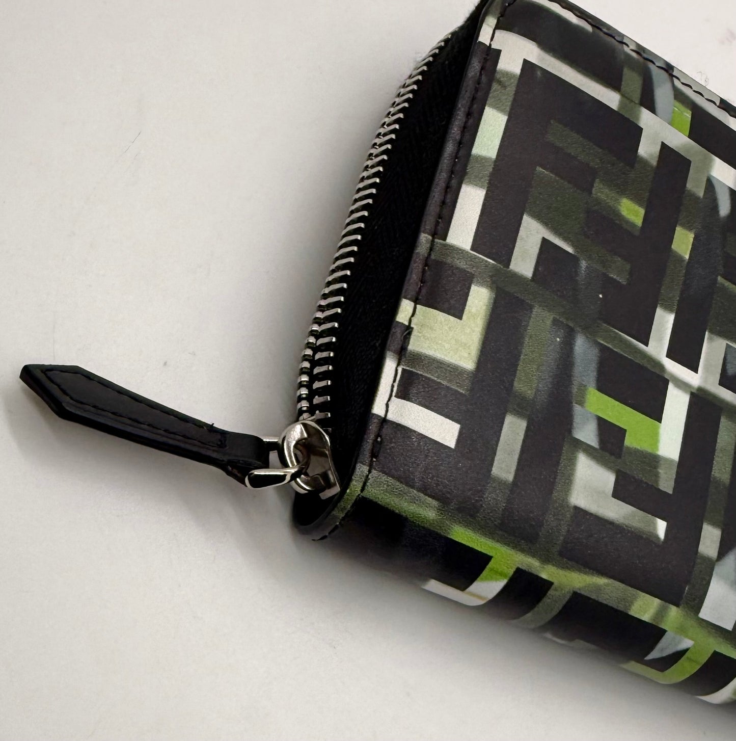 FENDI FF LOGO CAMO ZIP-AROUND WALLET / LONG CLUTCH – NEW / UNUSED