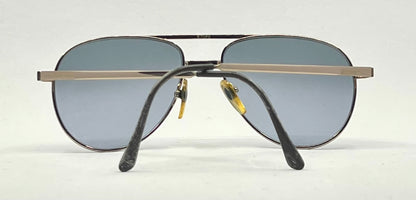 Wilshire Designs MOD-1202G Vintage Aviators w/New Steel Blue Custom Lenses
