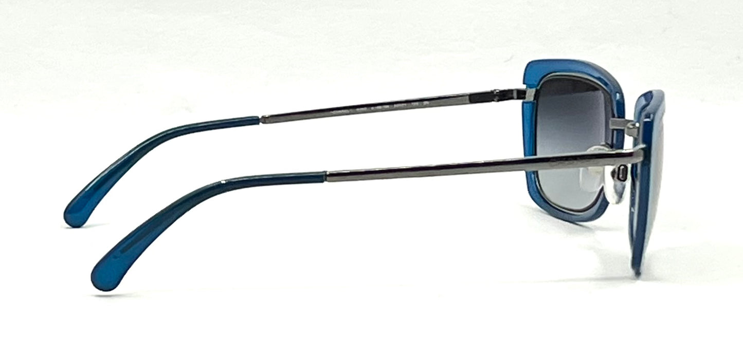 CHANEL 4203 Blue Sunglasses-Y2K VINTAGE Deadstock w/ Case & Cloth-Italy