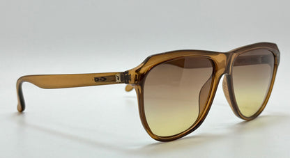 Vintage Playboy 4655 10-Deadstock Austrian Aviators with Custom Berko’s Designs Gradient Brown to Persimmon Lenses