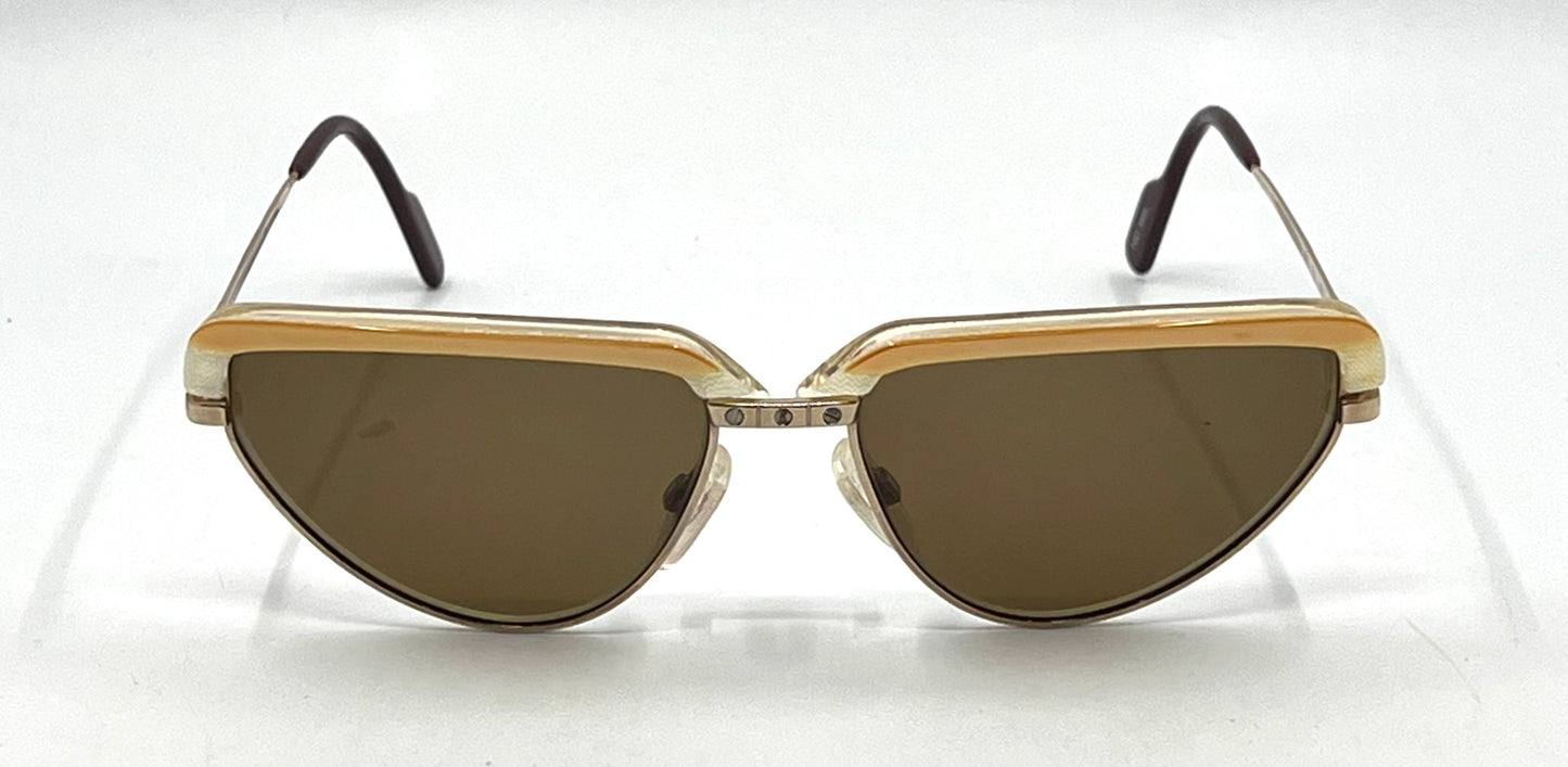 Alpina FM 61 West Germany Cat Eye Vintage Sunglasses-New Custom Lenses-Unworn