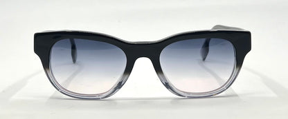 Burberry B2306 Black/Clear Cat-Eye w/New Gradient Second Chance Customs Lenses
