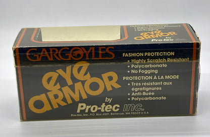 Gargoyles Eye Armor Pro-tec USA-VINTAGE Shield Sunglasses NOS + Case