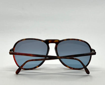 Silhouette MOD 237 COL 09 Vintage Sunglasses w/New Solid Blue Tinted Custom Lenses-Austria/60mm