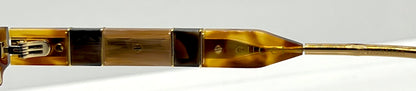 Gucci GG0603S-005 Deadstock Havana/Gold Square Sunglasses — Full Kit, Collector’s Piece