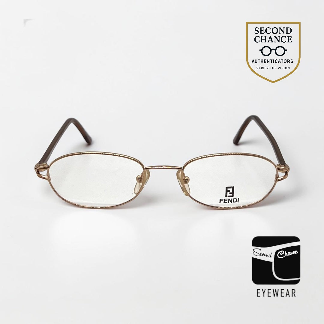 Fendi F522 Salmon Unworn/NOS Oval Eyeglasses-Made Italy 50mm