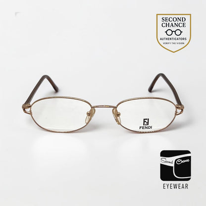Fendi F522 Salmon Unworn/NOS Oval Eyeglasses-Made Italy 50mm