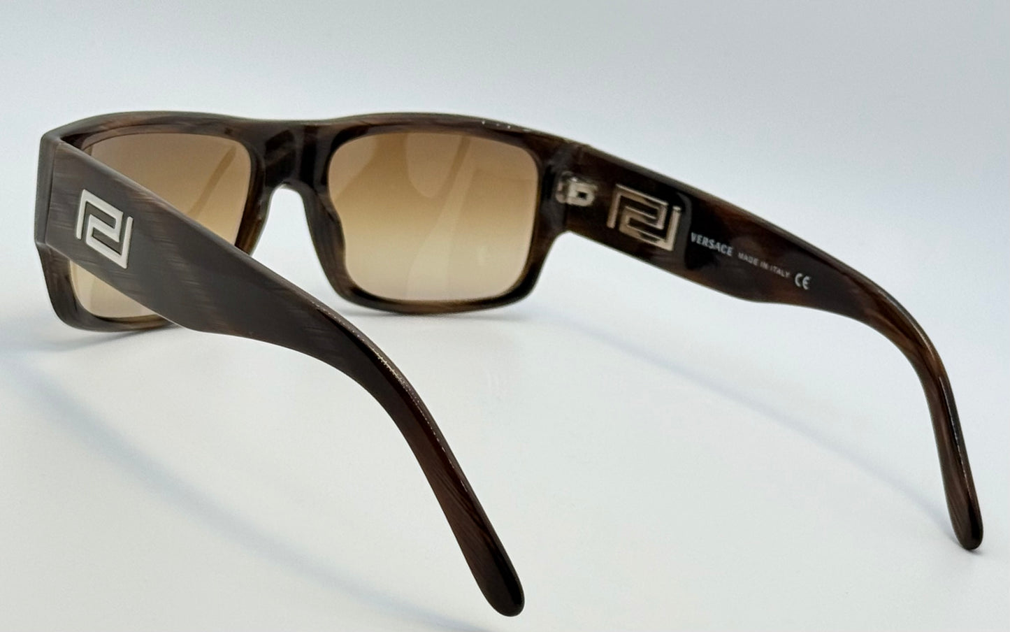 Versace 4127- Brown Gradient Sunglasses – Vintage Deadstock, Made in Italy