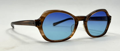 Vintage American Optical Sunglasses 5 1/4 Custom Light Blue Lenses USA