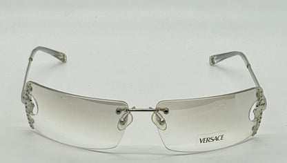 Versace N29/H 030/539 VINTAGE Rimless Shield Sunglasses-Deadstock/Collectible -UNWORN-Italy