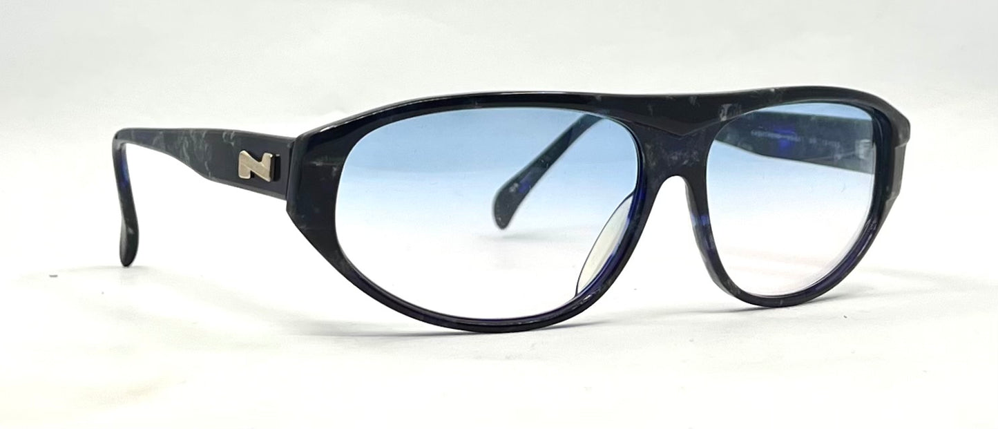 Neostyle Fashtrend 33/667 VINTAGE Sunglasses-Blue Acetate-New Gradient Custom Lenses