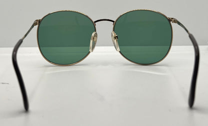 Silhouette M6039 VINTAGE Sunglasses-Gold/Red w/New Green Custom Lenses-54mm