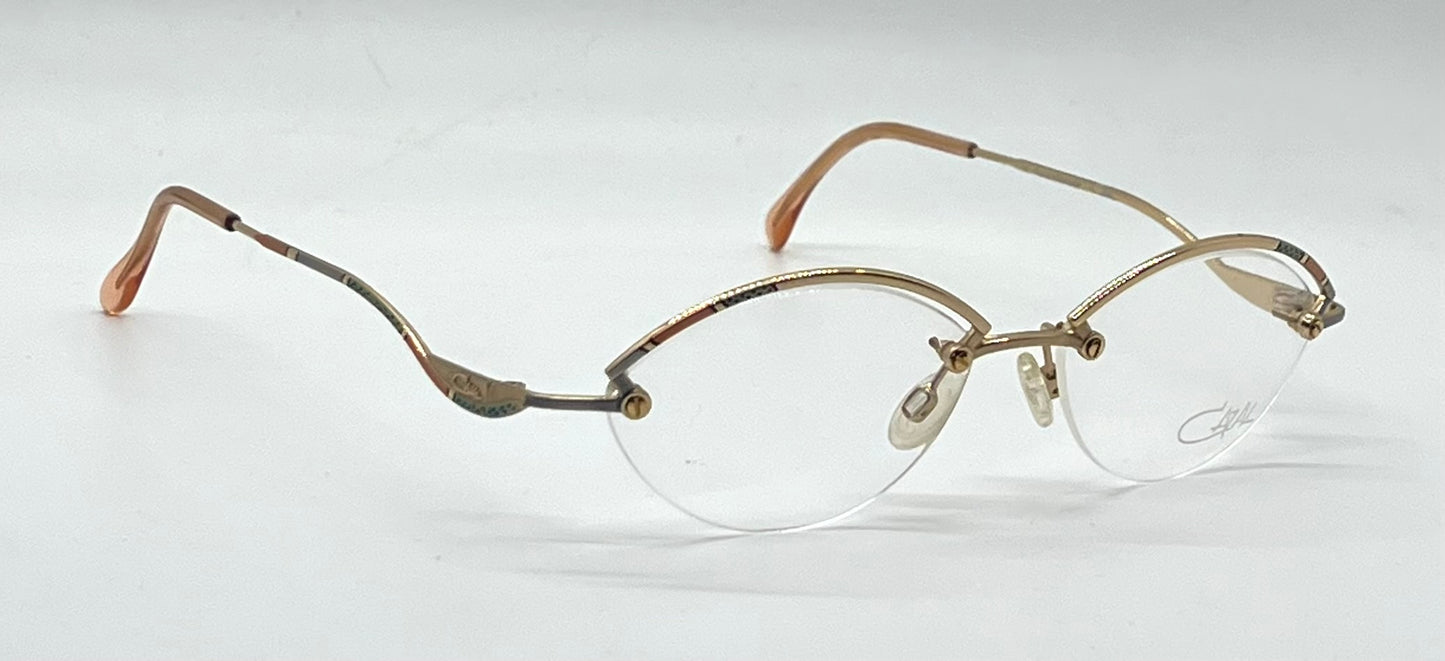 CAZAL 702 Col. 740 NOS/Unworn-Semi Rimless VINTAGE Eyeglasses-Germany