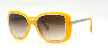 Chanel 6044-T 1435/S5 Yellow Oversized Sunglasses-Unworn-Full Kit-55mm