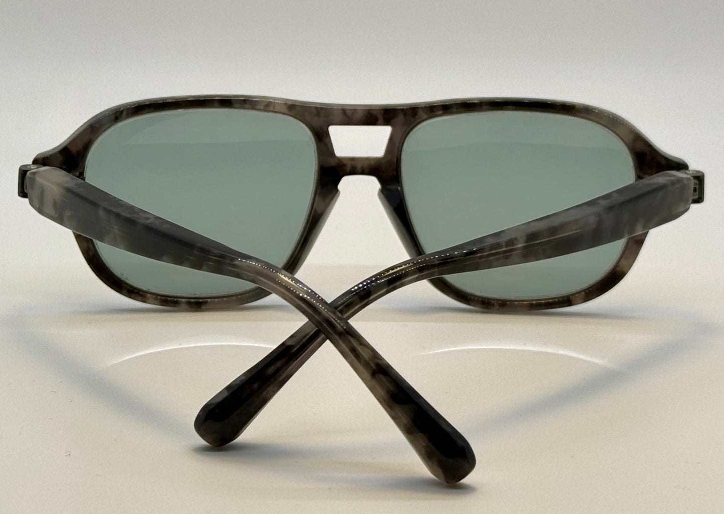 Brioni BR00010 003 Sunglasses – Unworn, Full Kit with Custom Berko’s Designs Aquamarine Lenses