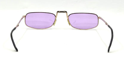 Christian Dior 2172 Monsieur Folding Gold 52-22 Purple Lenses