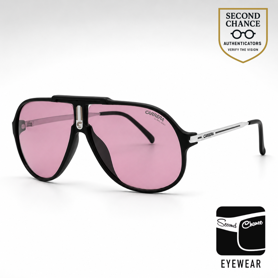 Carrera 5590 Aviator Vintage Sunglasses Purple Lens-Unworn
