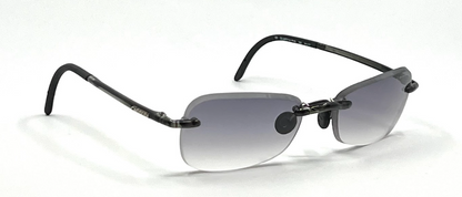 Carrera Quartz Alpha 2IX 29X Rimless Sunglasses 54-17 Unworn NOS Y2K-Italy