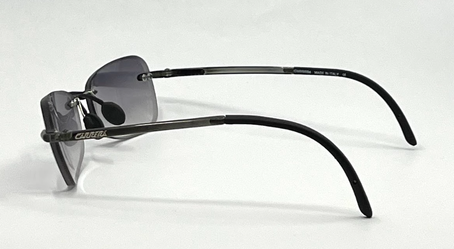 Carrera Quartz Alpha 2IX 29X Rimless Sunglasses 54-17 Unworn NOS Y2K-Italy