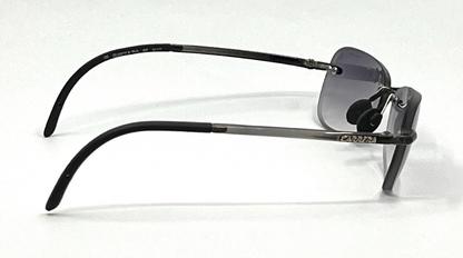 Carrera Quartz Alpha 2IX 29X Rimless Sunglasses 54-17 Unworn NOS Y2K-Italy