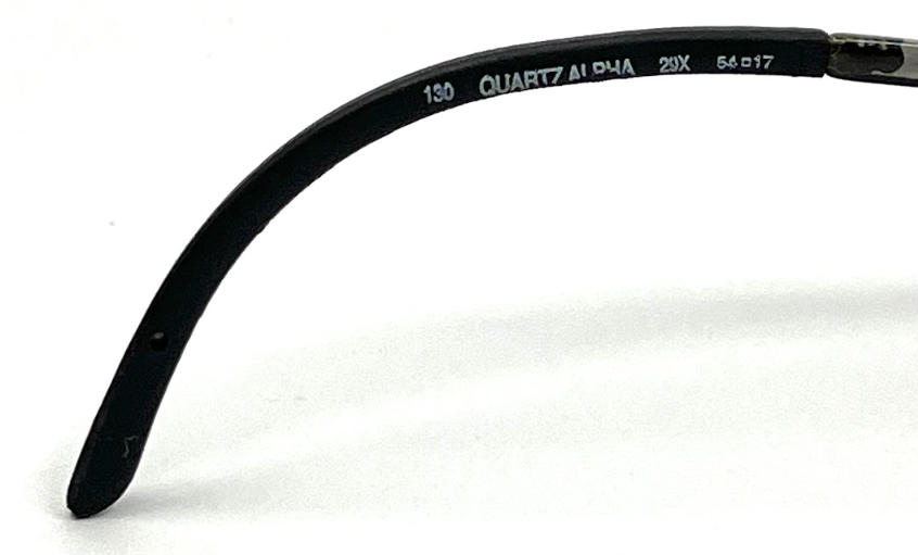 Carrera Quartz Alpha 2IX 29X Rimless Sunglasses 54-17 Unworn NOS Y2K-Italy