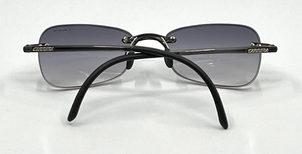 Carrera Quartz Alpha 2IX 29X Rimless Sunglasses 54-17 Unworn NOS Y2K-Italy