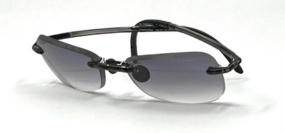 Carrera Quartz Alpha 2IX 29X Rimless Sunglasses 54-17 Unworn NOS Y2K-Italy
