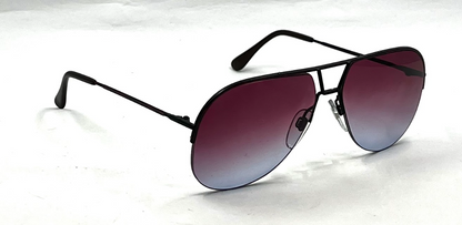 Charmant 4312 Aviator Vintage Sunglasses-New Gradient Custom Lenses-Japan