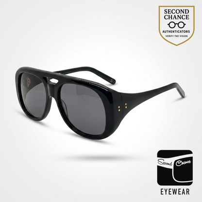 Cynthia Benjamin Jorgie Black Sunglasses Grey Lens Japan