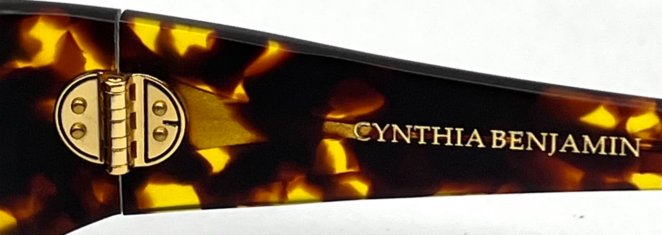 Cynthia Benjamin Ethan Tor Tortoise Vintage Sunglasses 60-19-135 Made in Japan
