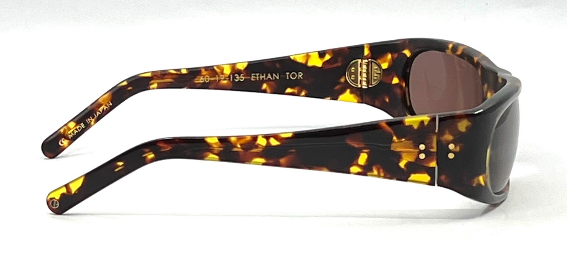 Cynthia Benjamin Ethan Tor Tortoise Vintage Sunglasses 60-19-135 Made in Japan