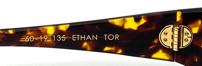Cynthia Benjamin Ethan Tor Tortoise Vintage Sunglasses 60-19-135 Made in Japan