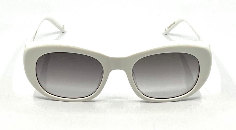 Cynthia Benjamin LEE White Handmade Vintage Sunglasses