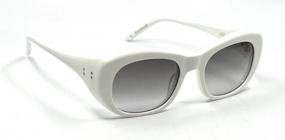 Cynthia Benjamin LEE White Handmade Vintage Sunglasses