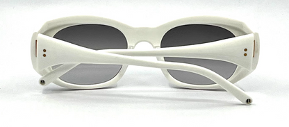 Cynthia Benjamin LEE White Handmade Vintage Sunglasses